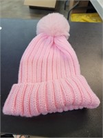 Pink stocking cap