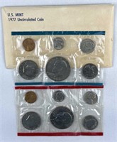 1977 US Uncirculated Mint Coin Set
