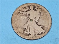 1916 Silver Walking Liberty Half Dollar Coin