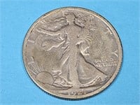 1921 Silver Walking Liberty Half Dollar Coin
