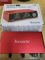 Scarlett 2 in 2 out USB audio interface