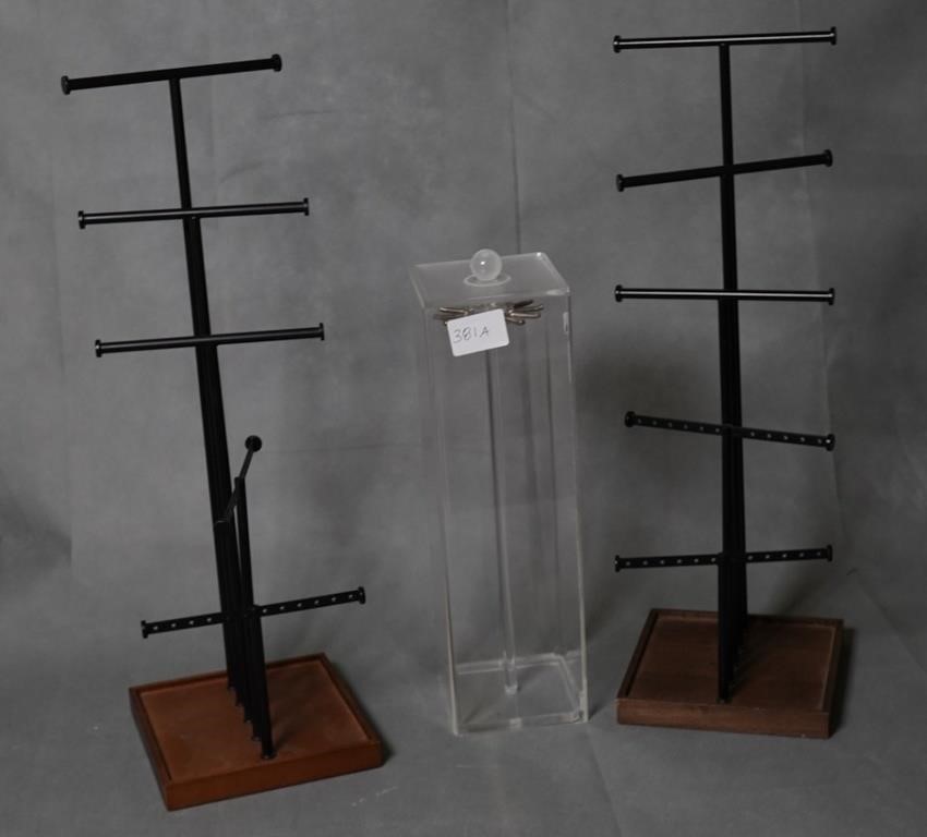 (3) Jewelry Display Stands