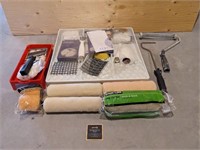 Lot of Assorted Painting Trays/Rollers/Items