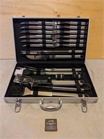 Stainless Steel BBQ Tool Set/Storage Case