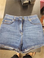 Versace denim jean shorts waist 25