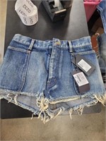 New Saint Laurent jean shorts waist 26