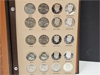 2012 - 2021 Kennedy Half Dollars, incl Proof-only