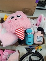 Plush toys and puppet