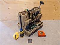 Tool/hardware Caddy With Assorted Tools