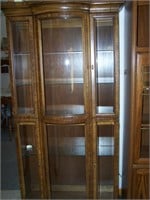 Tall Curio Cabinet - Glass 4 Sided Door