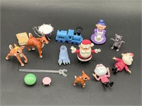 Rudolph Reindeer Island Of Misfit Toy Figures Lot