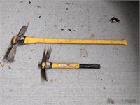 Pair of Mattocks/Yard Tools