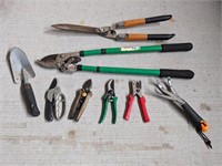 Lot of Assorted Hand Sheers/Lopping Sheers/Tools
