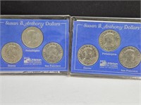 2- Susan B. Anthony Dollar Sets