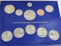 2018 US Mint Uncirculated Coin Philadelphia