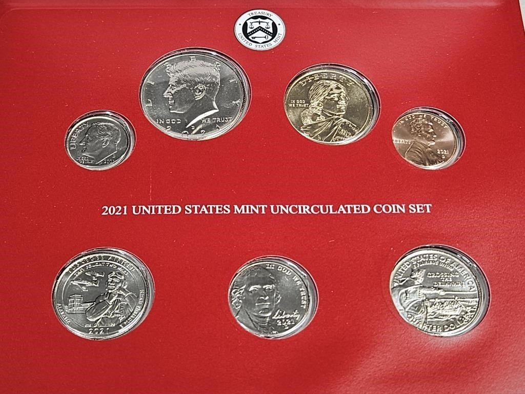 2021 US Mint UNC Coin Set Denver