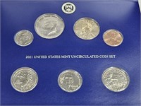2021 US Mint UNC Coin Set   Philadelphia