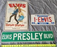 Elvis Presley, Memphis TN License Plate, 1994