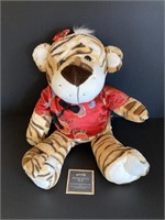 Super Soft Plush Tiger in Chinese Shirt