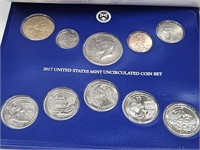 2017 US Mint UNC Coin Set Philadelphia