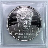 1oz Silver Trump 'The Don' Mugshot Round .999