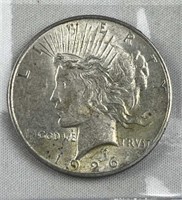 1926-D Peace Silver Dollar, XF