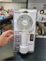 New Brookstone rechargeable fan with power bank