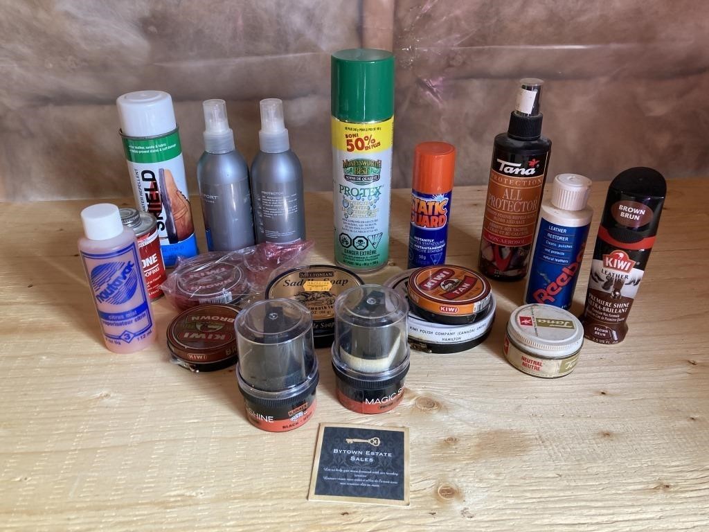 Lot of Shoe Care Products