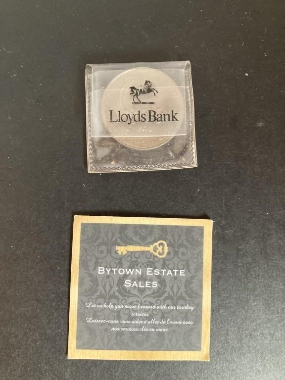 Lloyd's Bank 1981 Collectible Coin