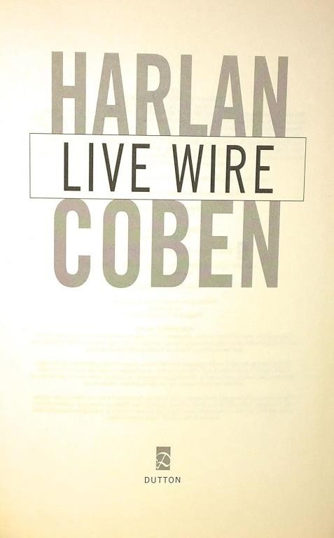 Live Wire By Harlan Coben