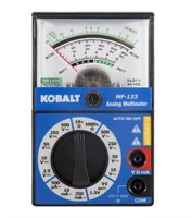 Kobalt Analog Multimeter 0.25 Amp 500V-Volt
