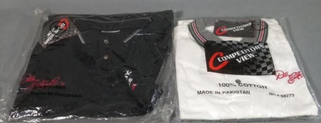1 White Dale Earnhardt Embroidered Polo Shirt, XL,