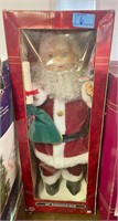 Animated Santa new in box 24" tall