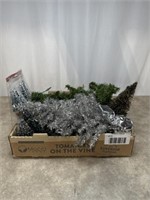New in package Christmas lights, pine trees and