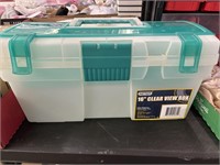 Meter 16”clear view tackle box