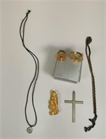 Misc. Jewelry, Crosses, Butterflies and more.