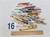 Old advertising pencil collection