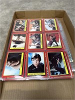 Star Wars cards in protective binder sheets,