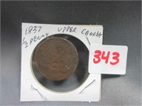 1837 1/2 Penny upper Canada