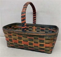 Early multicolored gathering basket