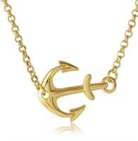 Sterling Silver Anchor Deign Necklace