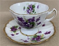 Rosetti *spring violets* cup and saucer