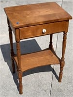 Antique 1-drawer Nightstand