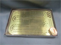 Brass Cribbage board