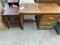 2-Drawer Wooden Desk 41"L x 18"W x 28"H
