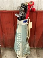 Wilson Golf Bag w/Golf Clubs