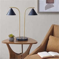INK+IVY Bower 2-Light Metal Table Lamp $180