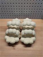40-41 white golf sandals