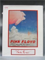 Pink Floyd Oakland Colisseum 1977 poster