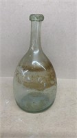 Early blown glass bottle